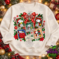 Merry Christmas – Snoopy Holiday Stamp Collage Apparel – original mockup