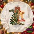 The Season, The Reason – Christmas Tree & Cross Apparel – original mockup