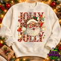 Holly Jolly Santa – Leopard Christmas Apparel – original mockup