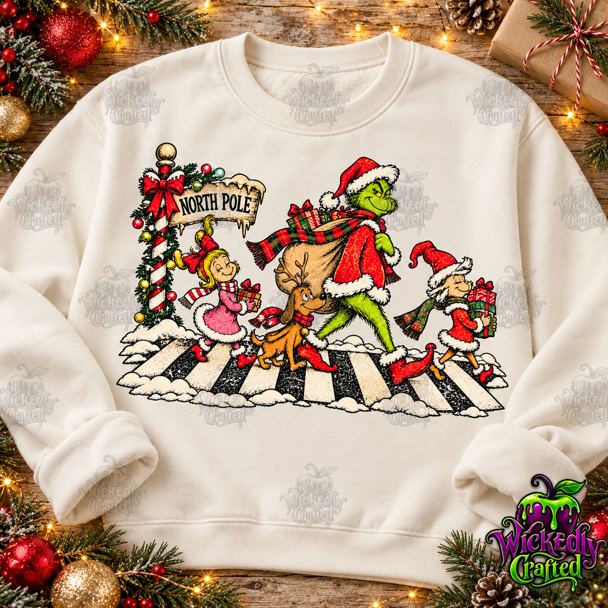North Pole Christmas Character Parade Apparel – original mockup
