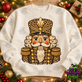 Leopard & Gold Christmas Nutcracker Apparel – original mockup
