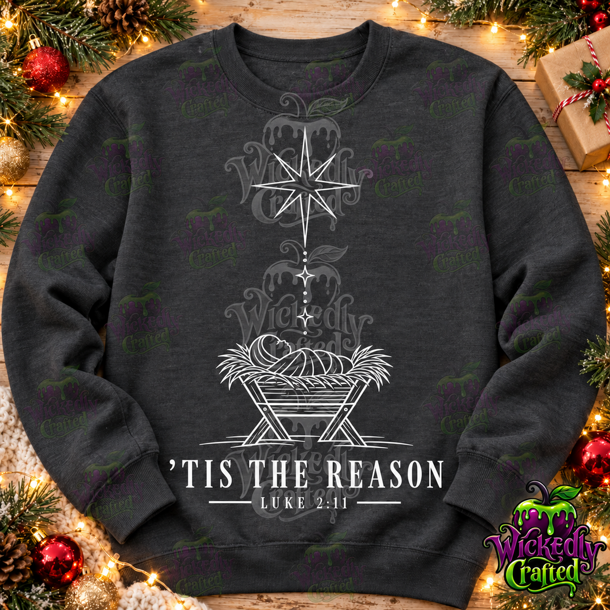 ’Tis the Reason – Christmas Nativity Apparel – original mockup