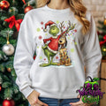 Grinch & Max – Christmas Lights Apparel original garment mockup
